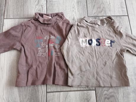 Roláky - 6 mesiacov - zapínanie pri krku, 74