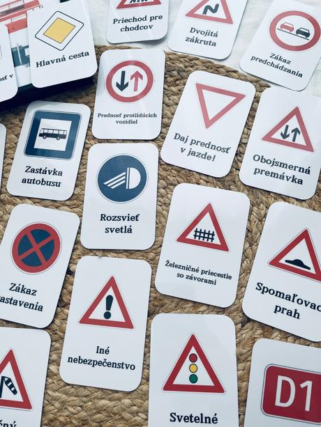 Dopravné značky - kartičky pre malých motoristov, 