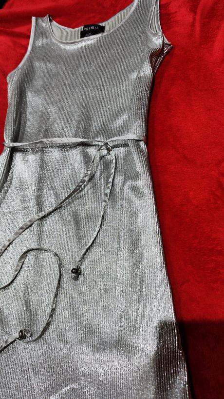 Strieborné šaty, xs