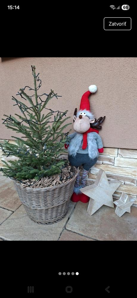 Krásny veľký stojací sob až 80 cm top stav,