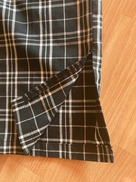 Kárované nohavice, h&m,134