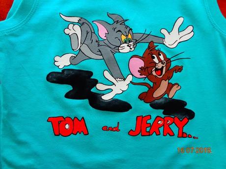 Ručne maľované tričko, 50 - 164