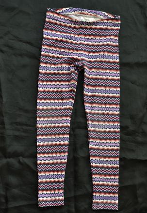 Farebné leginy, h&m,110