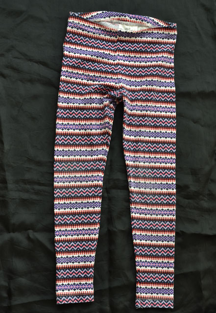Farebné leginy, h&m,110