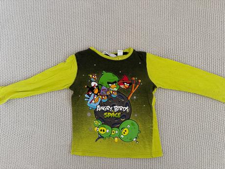 Tričko angry birds, h&m,98