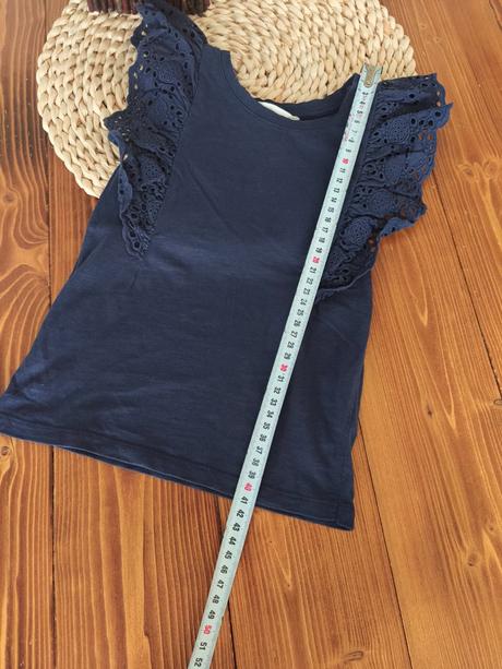 Tričko s volánikmi ,h&m 110-116, h&m,110