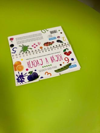 Kniha farby čísla jedlo,