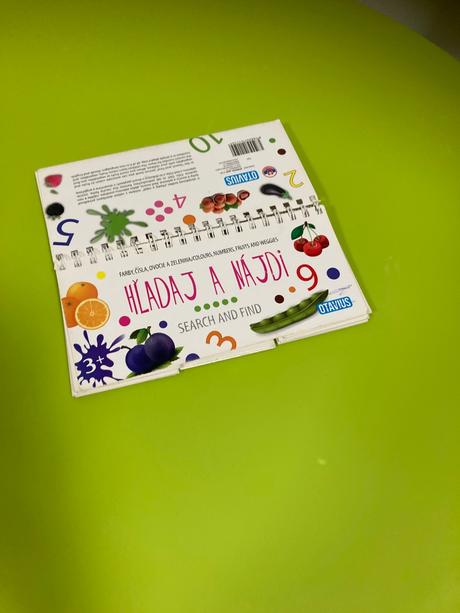 Kniha farby čísla jedlo, 