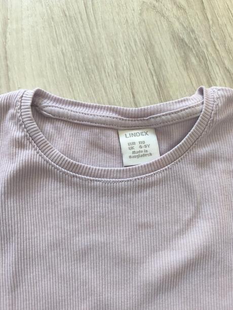 Rebrovane tričká lindex 110 2ks, next,110