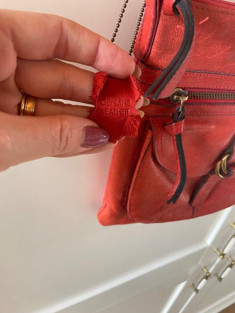 Kožená crossbody kabelka, f&f