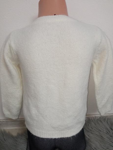 Dievčenská huňatá mikina s jednorožcom (4-5r.), primark,110