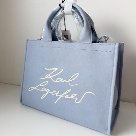Karl lagerfeld tote bledomodrá, karl lagerfeld
