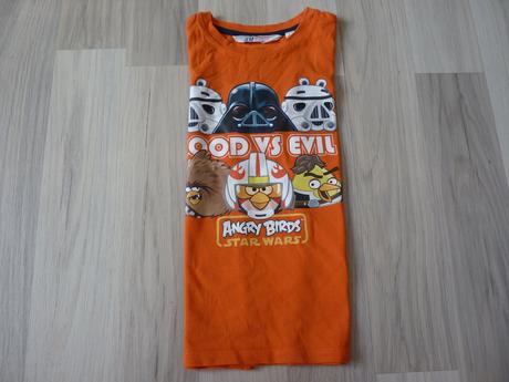 Tričko angry birds_110/116, h&m,110