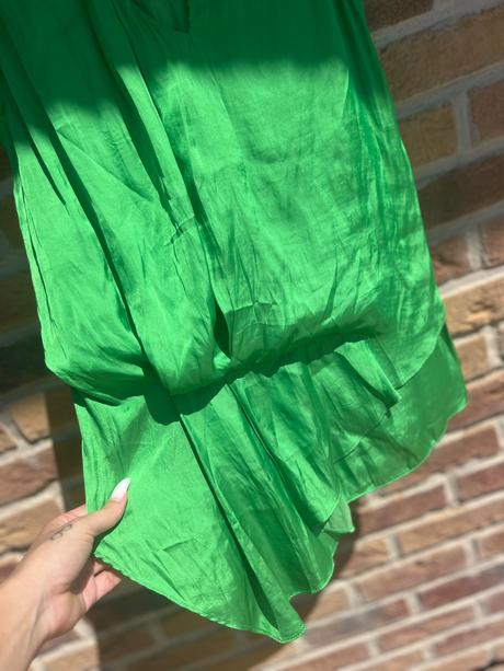 Zelený top zara, zara,s