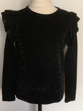 Name it čierna trblietavá blúzka, name it,134