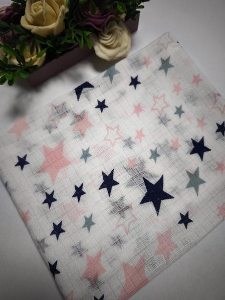 3-bavlnená plienka hviezdy, 