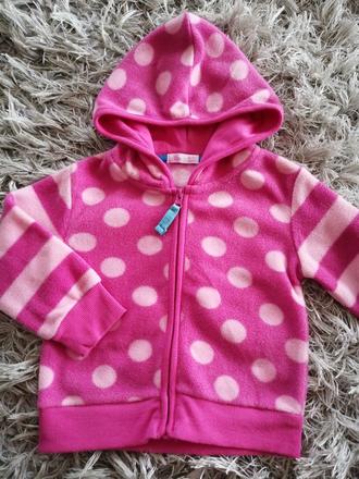 Flísova mikinka 6-12m, 74