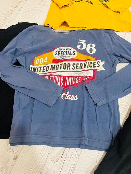 Tričko s dlhým rukavom 122/128 3+1, 122