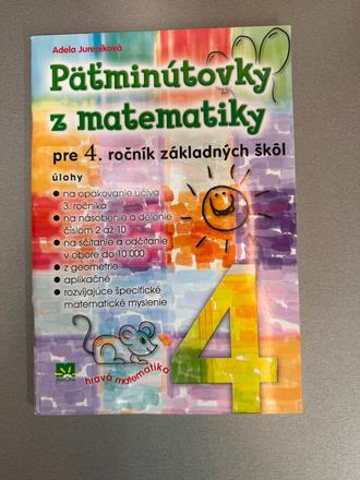 5-minútovky z mat pre 4.ročník,