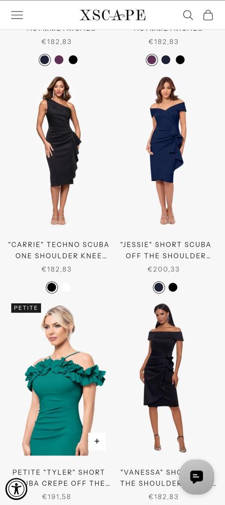 Luxusné šaty xscape,v. s-m, m