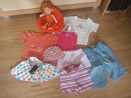 Balík letného oblečka super stav veľ. 80/86, 86–98