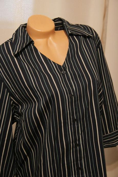 Bavlnená pásikavá košeľa, xxl, xxl