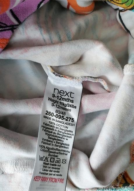 Farebné pyzamko, next,80