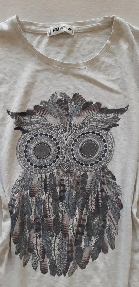 Tričko sova, new yorker,xs