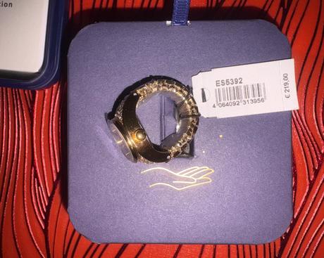 Fossil hodinky na prst s visačkou, fossil