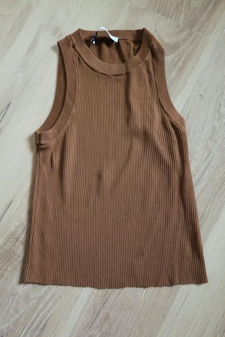 Vrúbkované tričko zara, zara,m