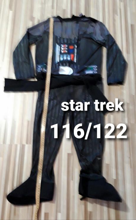 Karnevalovy kostym 116/122 star trek,