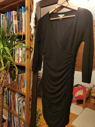 Nazberane cierne saty, h&m,xs