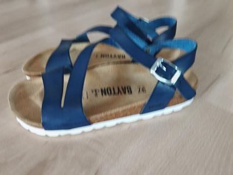 Kožené nové sandále 37 vd 23 cm, 37