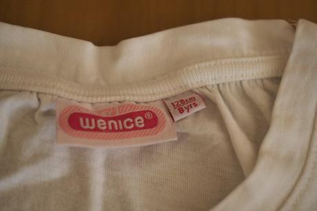 Dievčenské letné tričko s trakmi, wenice,128