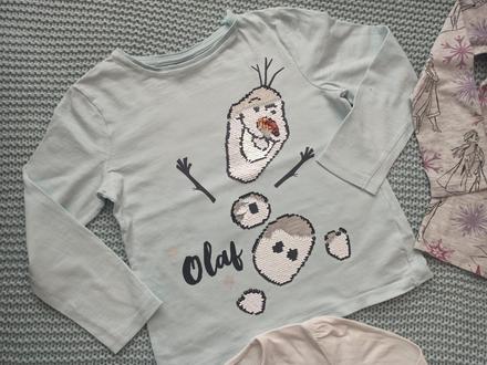 2ks frozen tričká veľ. 104/110, 104