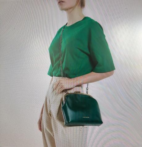 Kabelka modrá koža, 