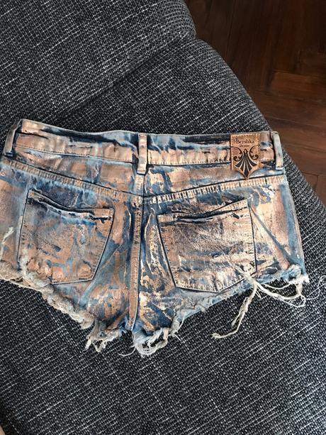 Rose gold šortky bershka, bershka,xs