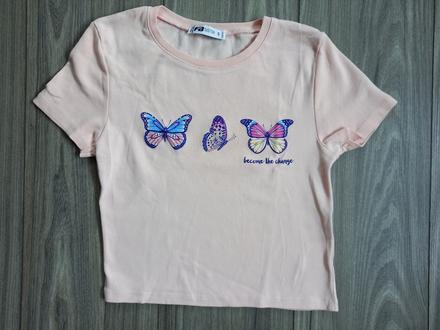 Tričko crop top, new yorker,s