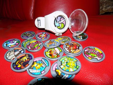 Yo-kai hodinky+príšery+mince,