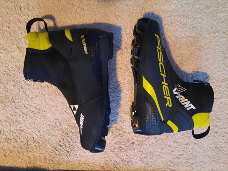 Juniorské bežky+palice+topánky, madshus