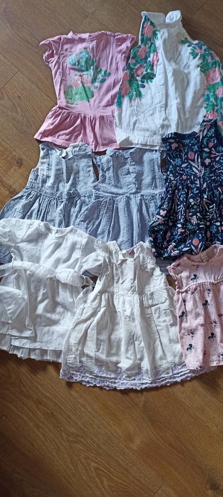 Balík letných  šiat h&m, cocodrillo a iné 74, h&m,74