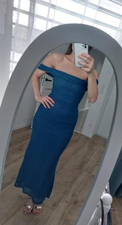 Petrolejové šaty, xs