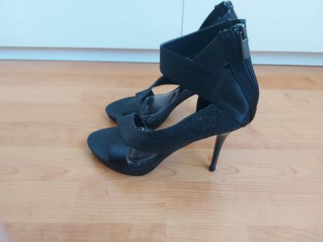 Spoločenské topánky-otvorená špička, 39