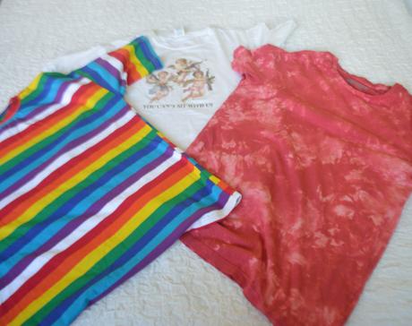 3x dámske tričko vo veľ. m, m