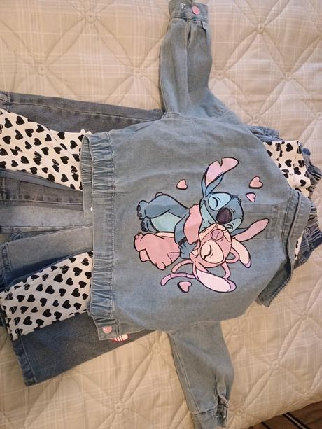 Nohavice 7ks + riflové bunda, h&m,110