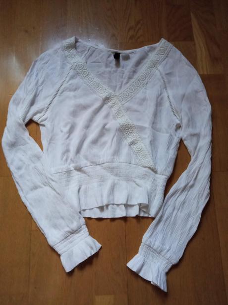 H&m tričko s dlhým rukávom veľ. 34, h&m,xs