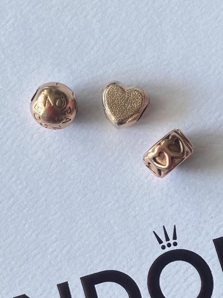 Pandora rosegold koralky, pandora