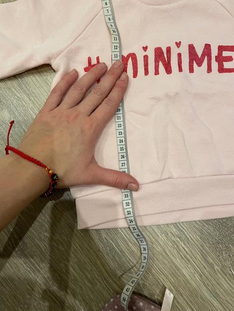Ruzova minime mikina, primark,92