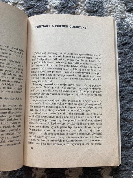 Životospráva a diéta pri cukrovke (1986), 
