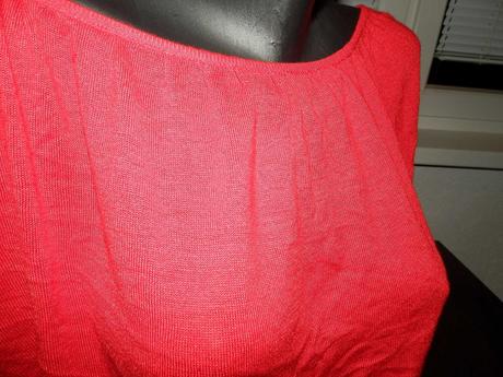 Laetitia červený svetrík tenký s, s